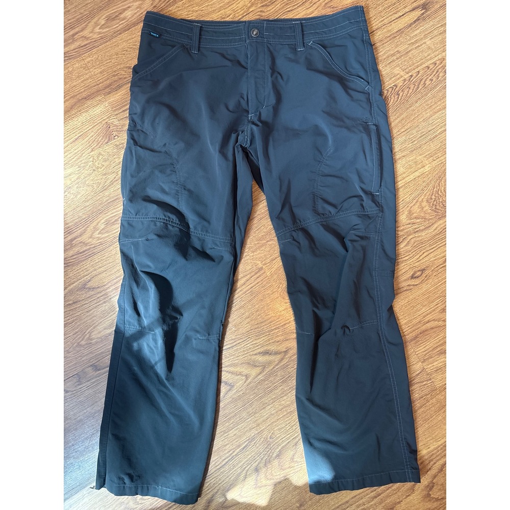 Kuhl Mens 38x30 Renegade Hiking Pants Dark Gray Charcoal Technical Outdoor Work